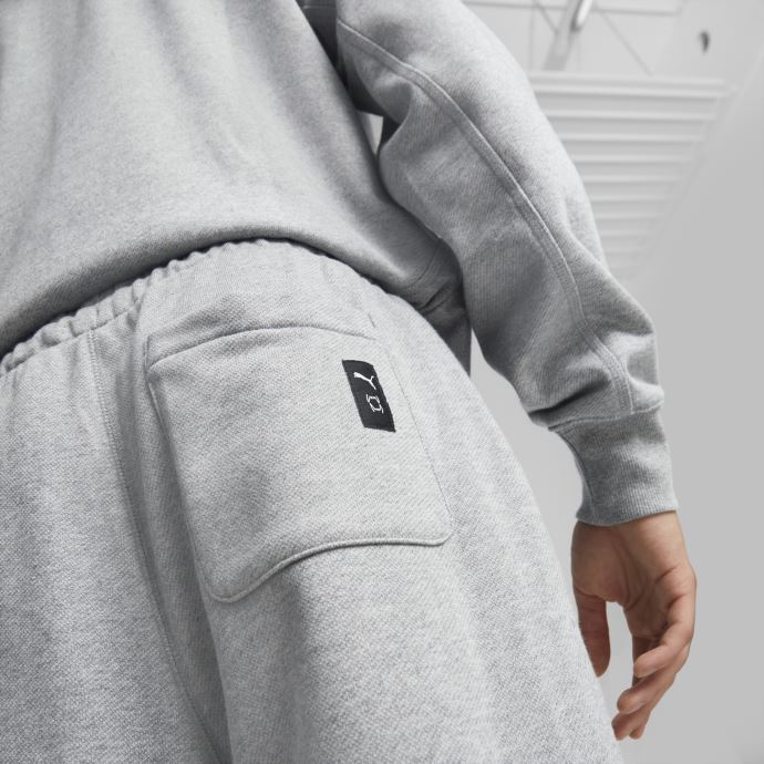 Pantalon De Survêtement De Basketball Puma Canada Pivot Emb Pour Hommes Gris Chiné-gris Chiné
