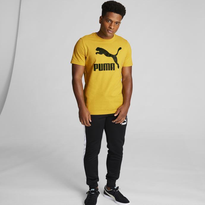 T-shirt Logo Classics Pour Hommes Bambou Puma Canada