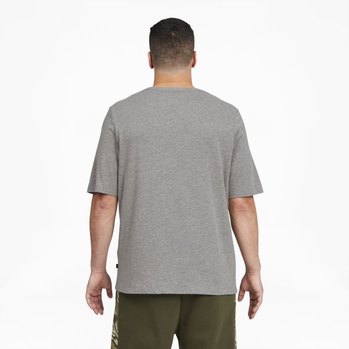 T-shirt Classics Logo Blanc Chiné Moyen Pour Hommes Bt Puma Canada