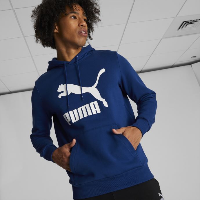 Puma Canada Classics Sweat à Capuche Avec Logo Pour Homme Fl Blazing Blue