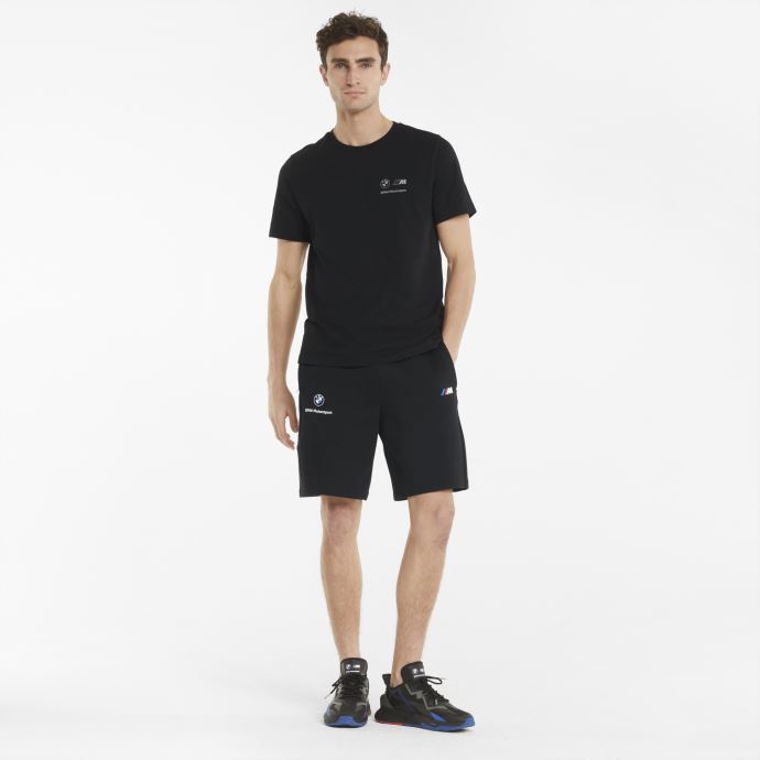 Puma Canada Bmw M Motorsport Short De Survêtement Homme Coton Noir
