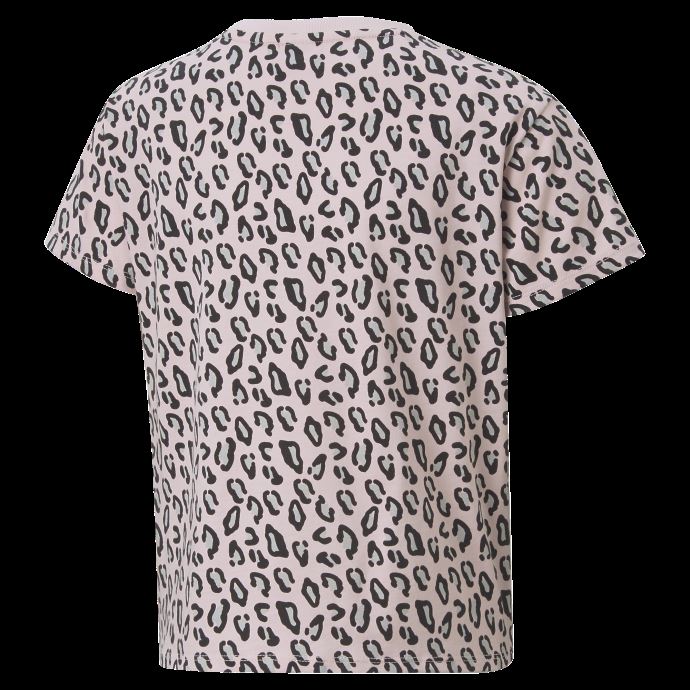 Puma Canada Craie Rose-aop T-shirt Jeunesse Noué Imprimé Rugissement D'été
