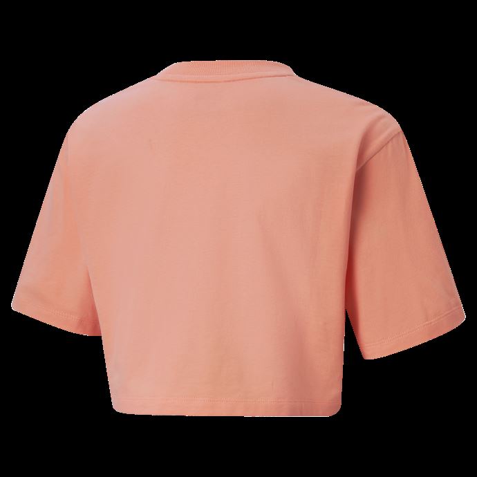 T-shirt Court Pour Jeunes Puma Canada Grl Rose Pêche
