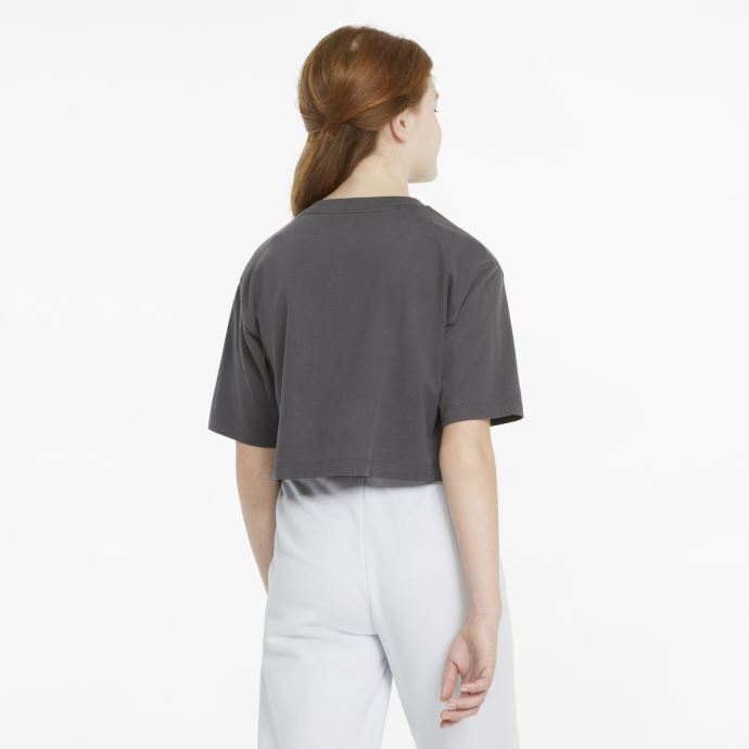 Asphalte Puma Canada Grl Cropped Jeunesse Tee