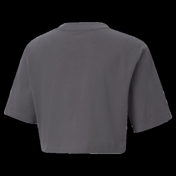 Puma Canada Grl Recadrée Jeunesse Tee Asphalte
