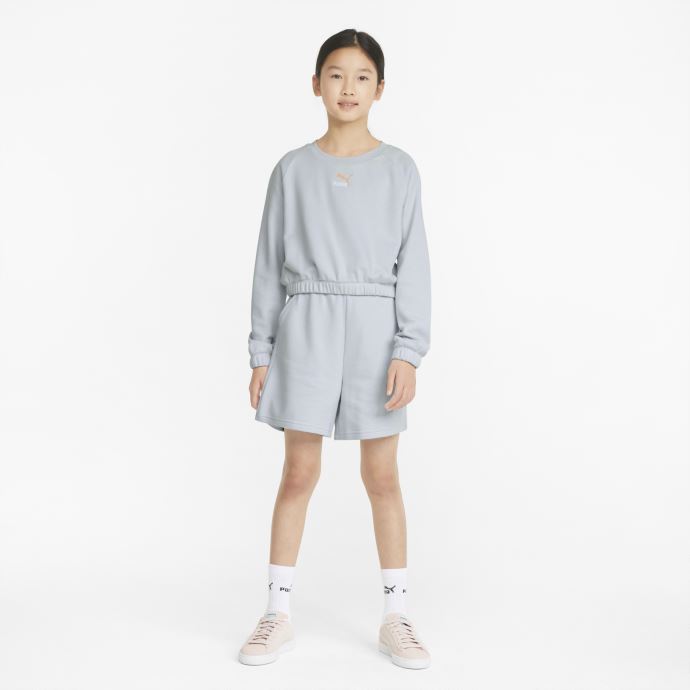 Puma Canada Arctic Ice Grl Chandail Court à Col Ras Du Cou Pour Jeunes
