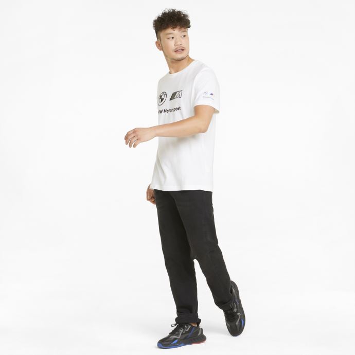 Puma Canada T-shirt Bmw M Motorsport Logo Blanc Pour Homme
