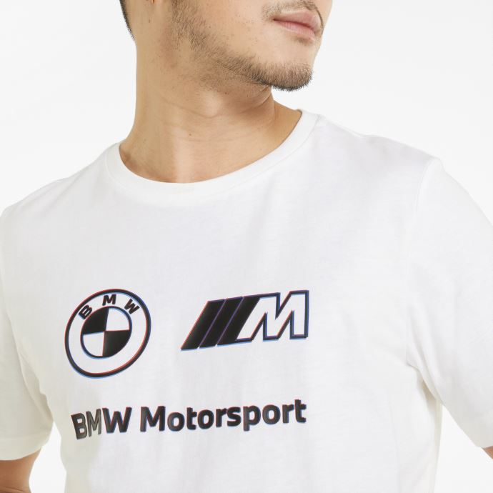 Puma Canada T-shirt Bmw M Motorsport Logo Blanc Pour Homme
