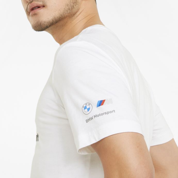 Puma Canada T-shirt Bmw M Motorsport Logo Blanc Pour Homme
