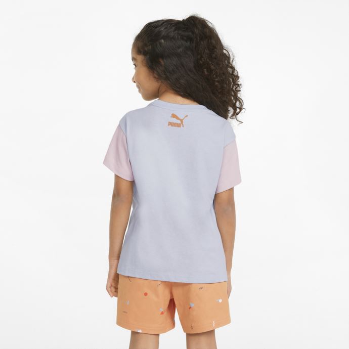 T-shirt Enfant Puma Canada X Tiny Colourblock Arctic Ice