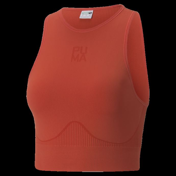 Infuse Evoknit Haut Court Pour Femme Puma Canada Rouge Brûlé
