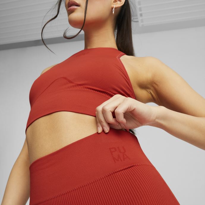 Legging Puma Canada Infuse Evoknit Femme Rouge Brûlé