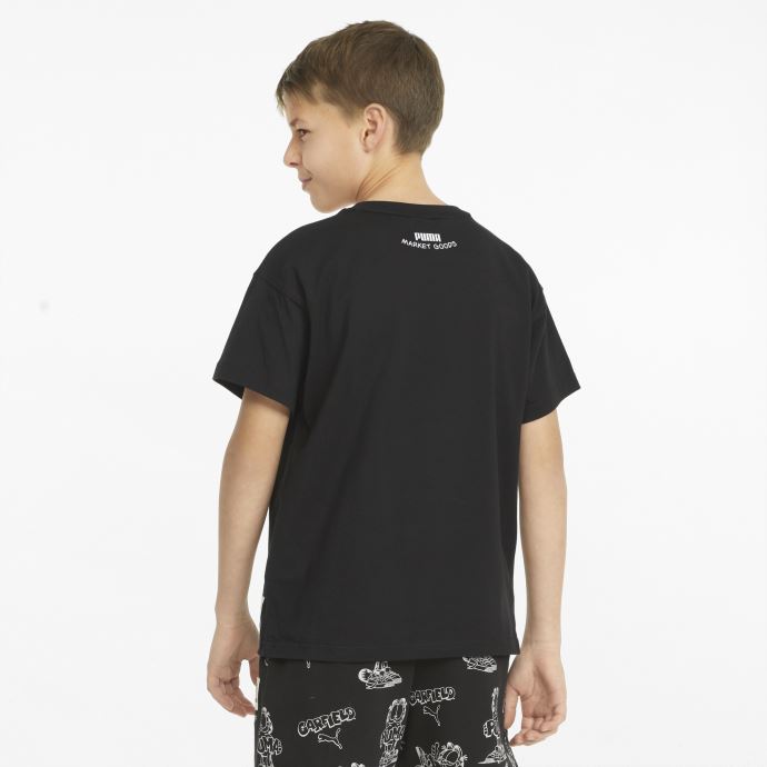 Puma Canada X Garfield T-shirt Enfant Graphique Noir