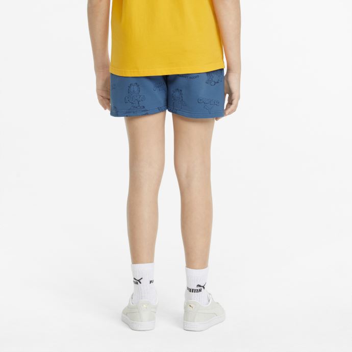 Vallarta Blue-aop Puma Canada X Garfield Short Imprimé Pour Jeunes