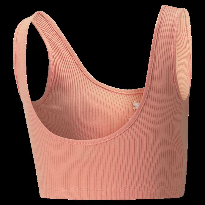 Crop Top Côtelé Classics Rose Pêche Pour Femme Puma Canada
