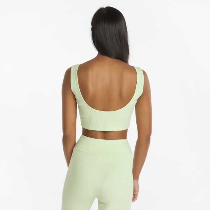 Puma Canada Butterfly Classics - Haut Court Côtelé Pour Femme