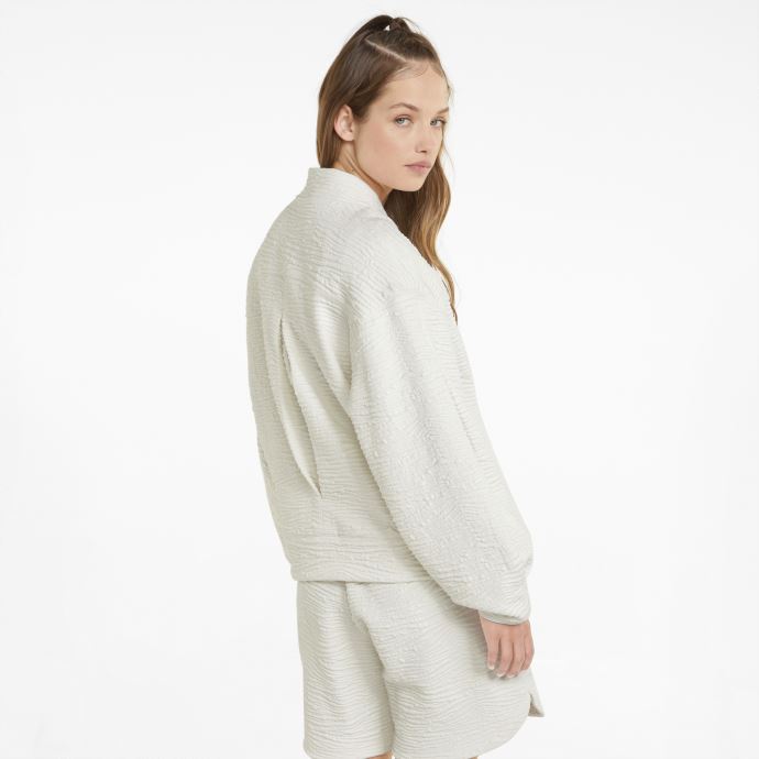 Blouson Puma Canada Canada Snow Tiger Jacquard Femme Blanc