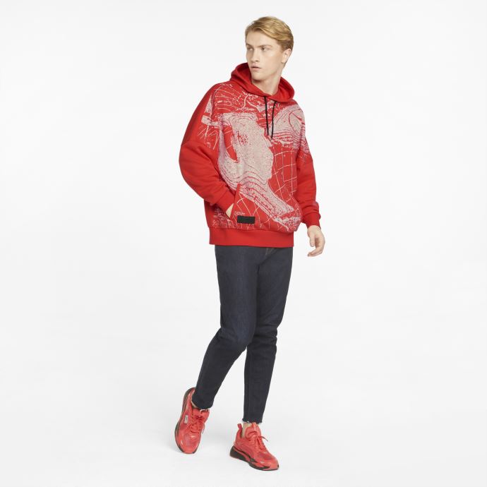 Sweat à Capuche Mercedes F1 Statement Homme Puma Canada Hibiscus
