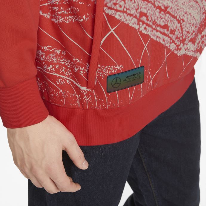 Sweat à Capuche Mercedes F1 Statement Homme Puma Canada Hibiscus
