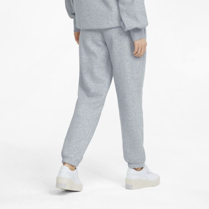 Puma Canada Classics Pantalon Décontracté Femme Gris Clair Chiné