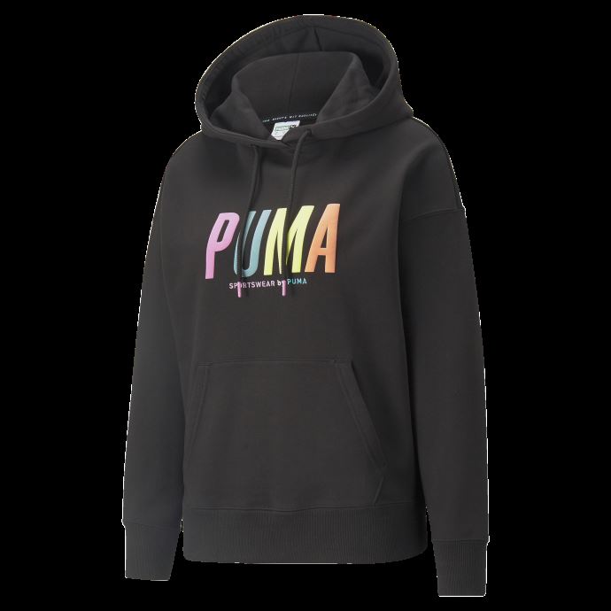 Sweat à Capuche Graphique Swxp Femme Puma Canada Noir
