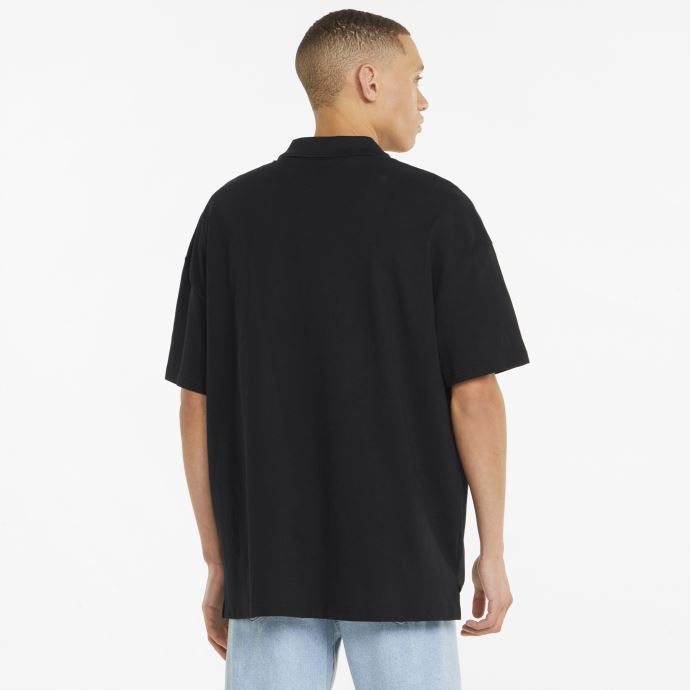 Polo Puma Canada Classics Boxy Zip Homme Noir