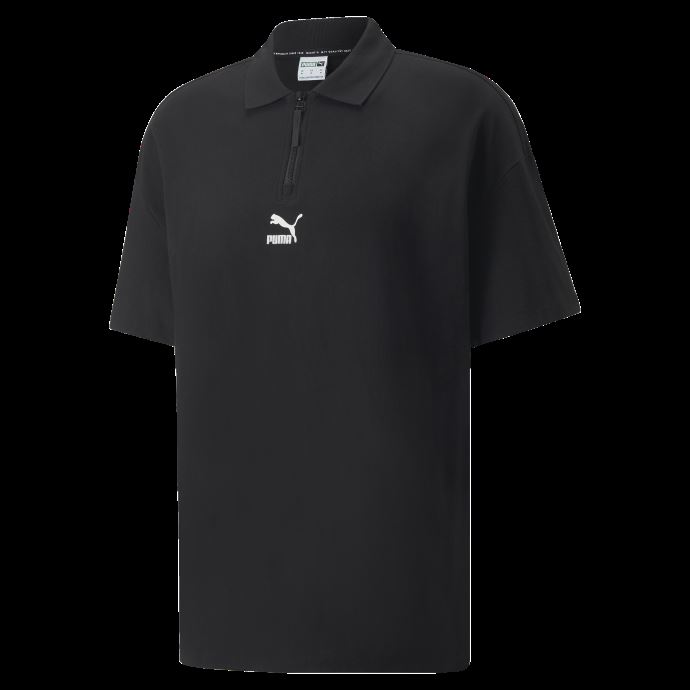Polo Puma Canada Classics Boxy Zip Homme Noir
