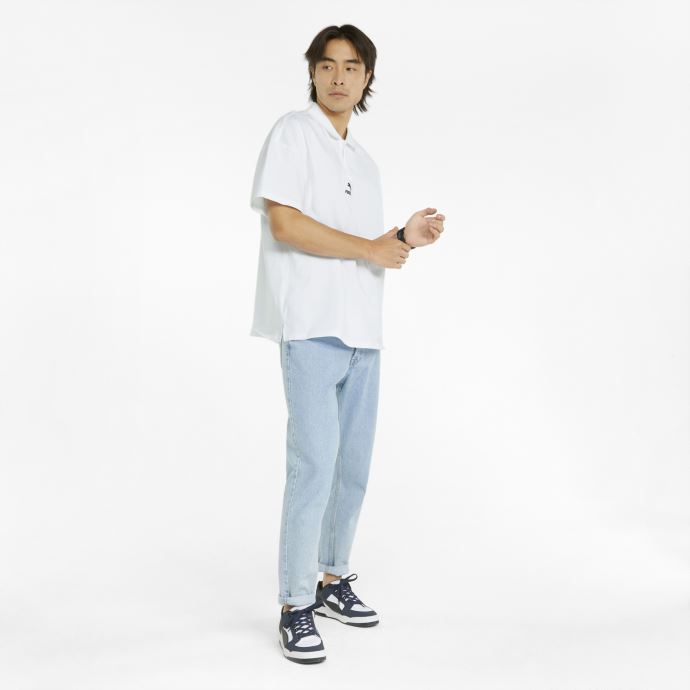 Polo Classics Boxy Zip Homme Puma Canada Blanc

