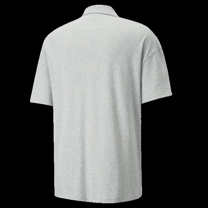 Polo Gris Clair Heather Classics Boxy Zip Pour Hommes Puma Canada
