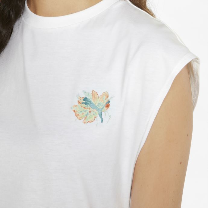 Débardeur Surdimensionné à Fleurs Cachées Pour Femmes Blanc Puma Canada
