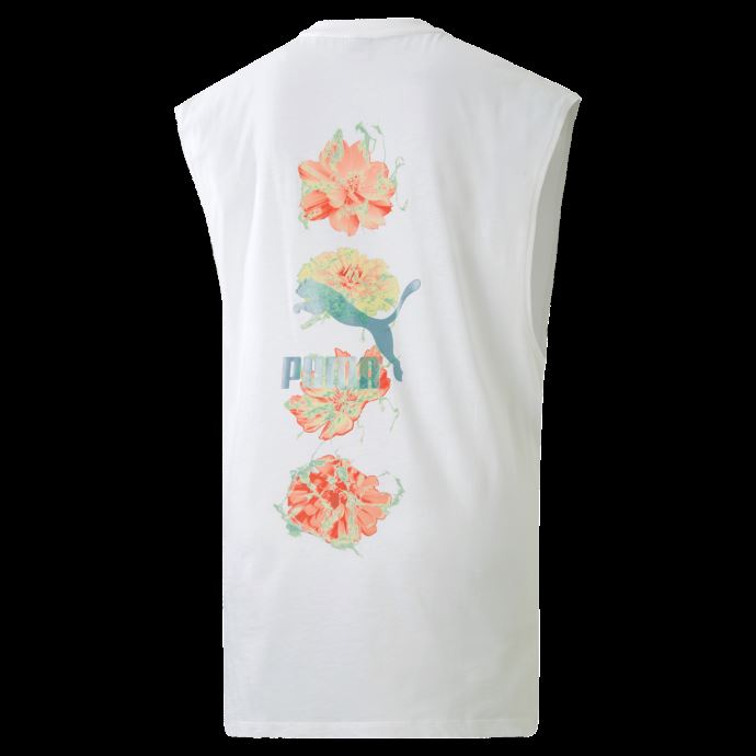 Débardeur Surdimensionné à Fleurs Cachées Pour Femmes Blanc Puma Canada
