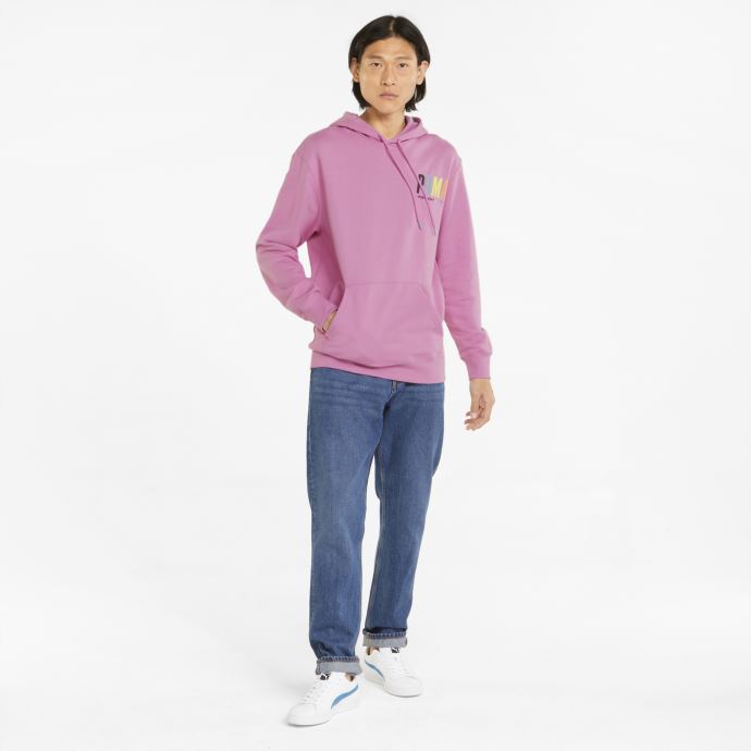 Sweat à Capuche Sportswear By Puma Canada Graphique Pour Homme Opéra Mauve
