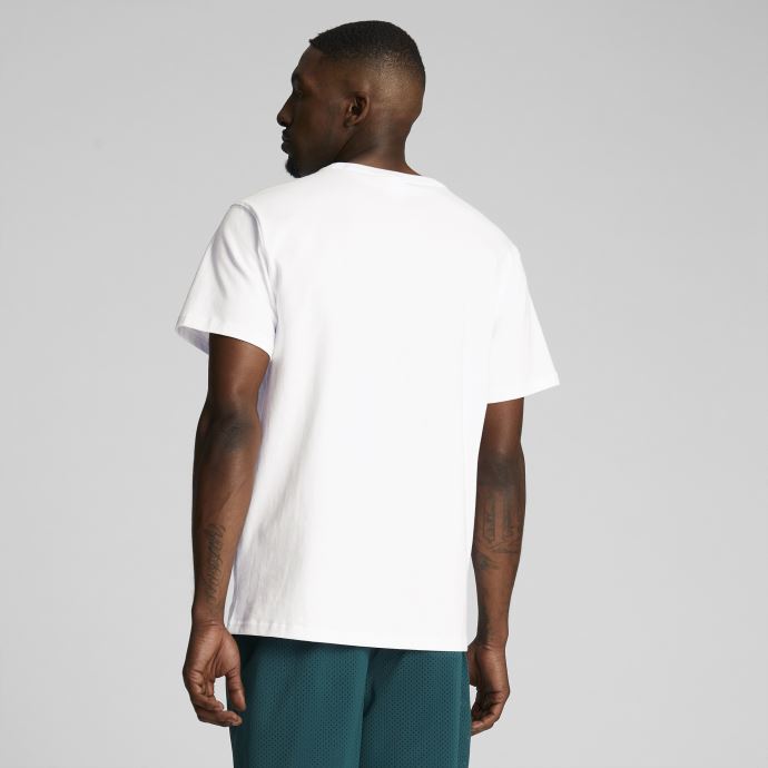 Puma Canada X Tmc T-shirt Graphique Daily Hussle Blanc