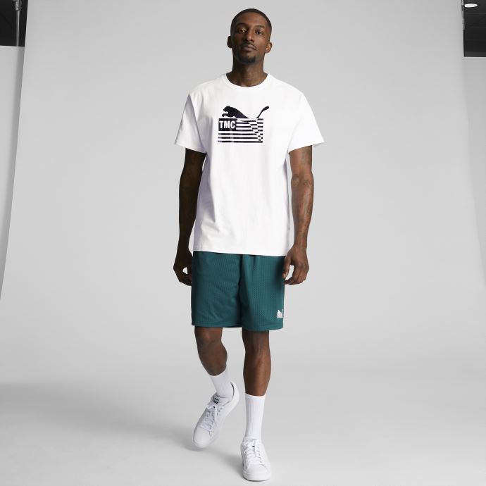Puma Canada X Tmc T-shirt Graphique Daily Hussle Blanc
