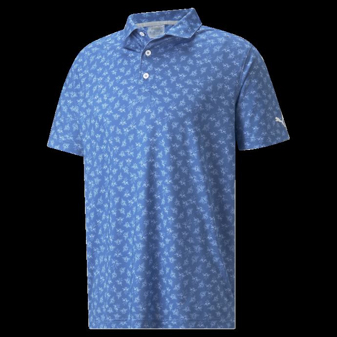 Polo De Golf Puma Canada Bright Cobalt-bright White Mattr Pollination Pour Homme
