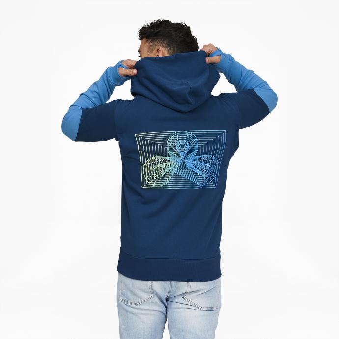 Sweat à Capuche Esports Puma Canada X Cloud9 Full-zip Pour Homme Voile Bleu