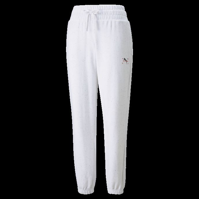 Re:collection Pantalon Décontracté Femme Puma Canada Chiné Immaculé
