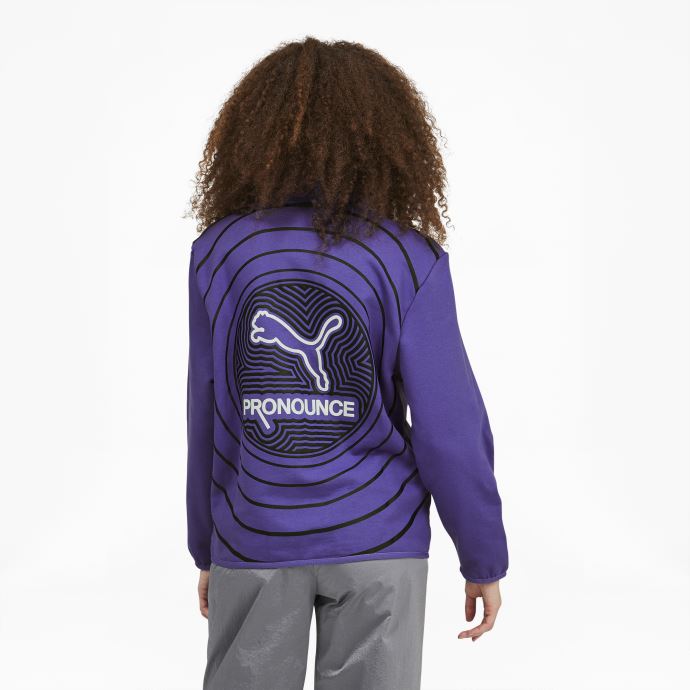 Sweat Femme Puma Canada X Pronounce Half-zip Ultra Violet