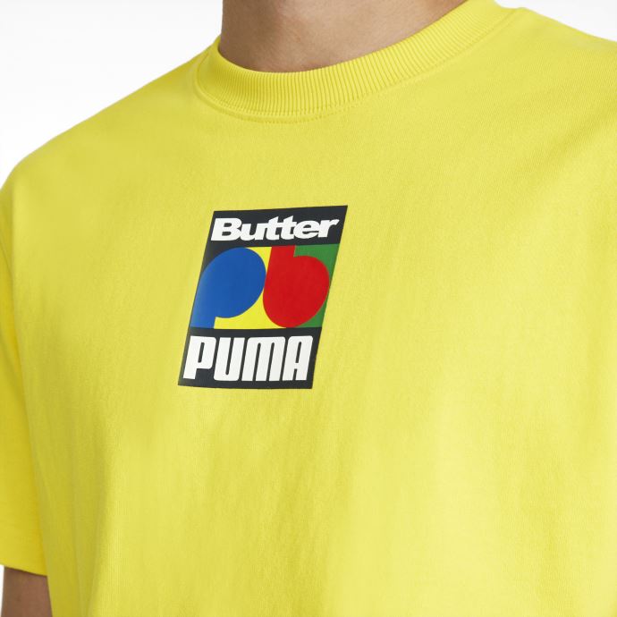 Puma Canada X Butter Goodies T-shirt Graphique Pour Hommes Maize

