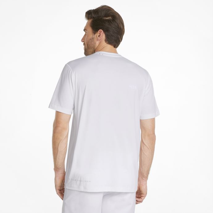 T-shirt De Golf Puma Canada X Ptc Pour Hommes Blanc Brillant