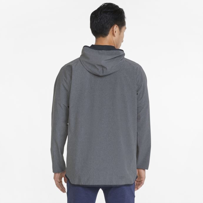 Puma Canada X Ptc Veste De Golf à Capuche Pour Homme Bleu Marine Blazer Chiné