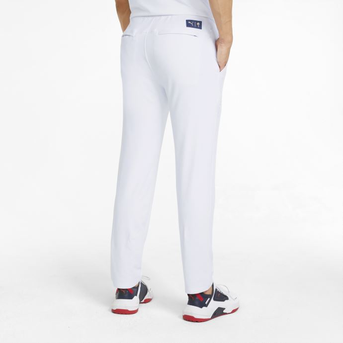 Pantalon De Jogging De Golf Puma Canada X Ptc Cloudspun Pour Hommes Blanc Brillant