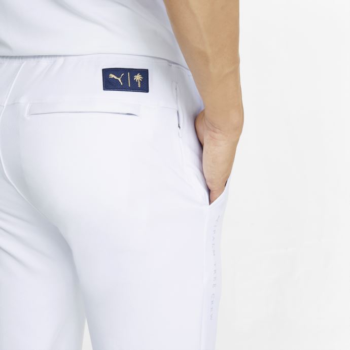Pantalon De Jogging De Golf Puma Canada X Ptc Cloudspun Pour Hommes Blanc Brillant
