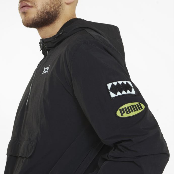 Coupe-vent De Basket-ball Short Corner Pour Hommes Black-harbor Mist Puma Canada
