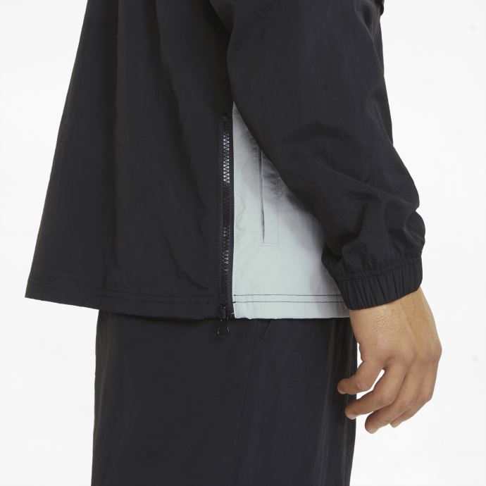 Coupe-vent De Basket-ball Short Corner Pour Hommes Black-harbor Mist Puma Canada
