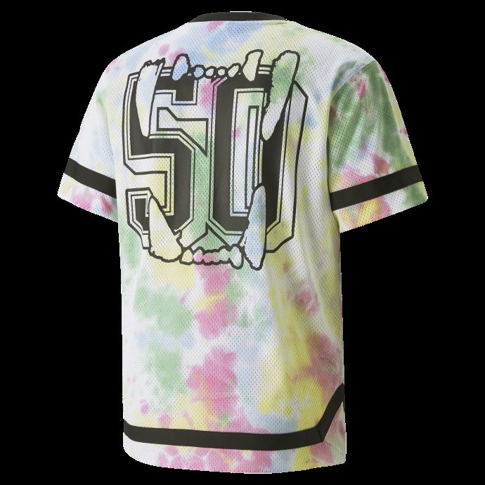 Puma Canada Maillot De Basketball Jaune Glow Summer League Pour Hommes