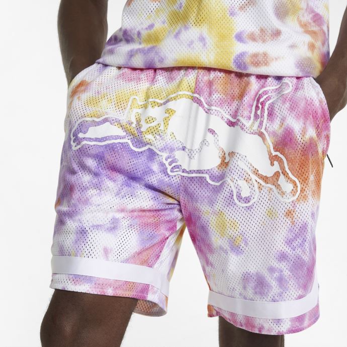 Short De Basketball Puma Canada Ligue D'été Rouge à Haut Risque Pour Hommes
