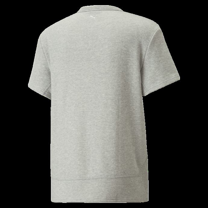 T-shirt De Basketball Puma Canada Pivot Cut-off Gris Clair Chiné Pour Homme
