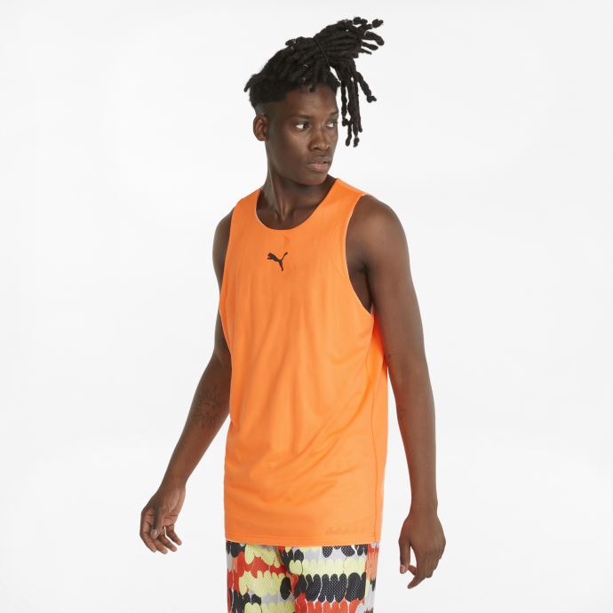 Nimbus Cloud-neon Citrus Puma Canada Débardeur De Basketball Pour Hommes
