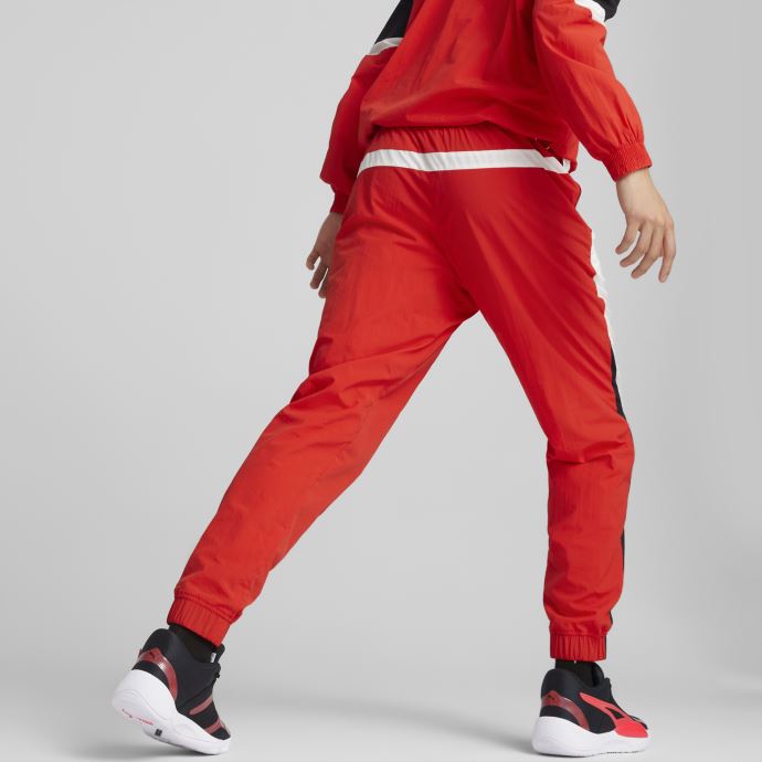 Pantalon De Basketball Puma Canada Clyde Rouge-blanc à Risque élevé Pour Hommes